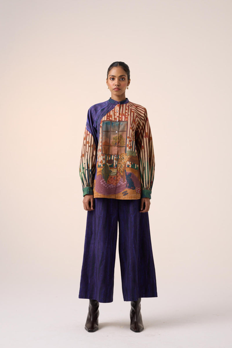 A-LINE SHIRT -HOME ALONE cotton by CORD for women Worldwide