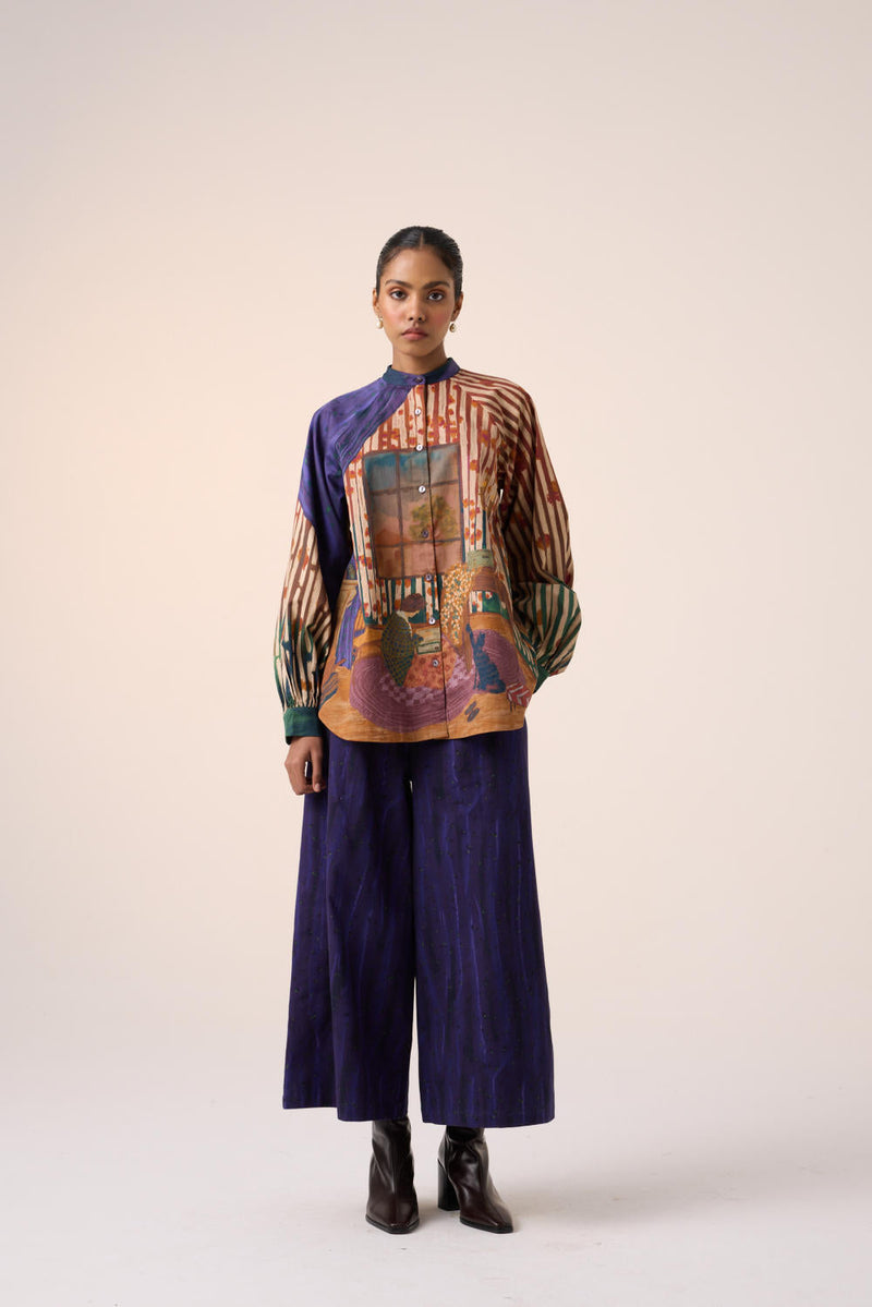 A-LINE SHIRT -HOME ALONE cotton by CORD for women Worldwide