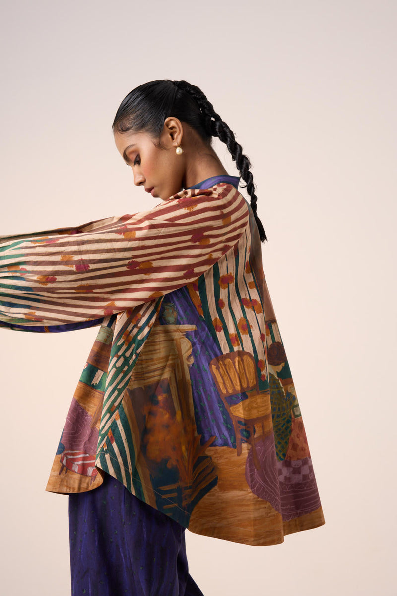 A-LINE SHIRT -HOME ALONE cotton by CORD for women Worldwide