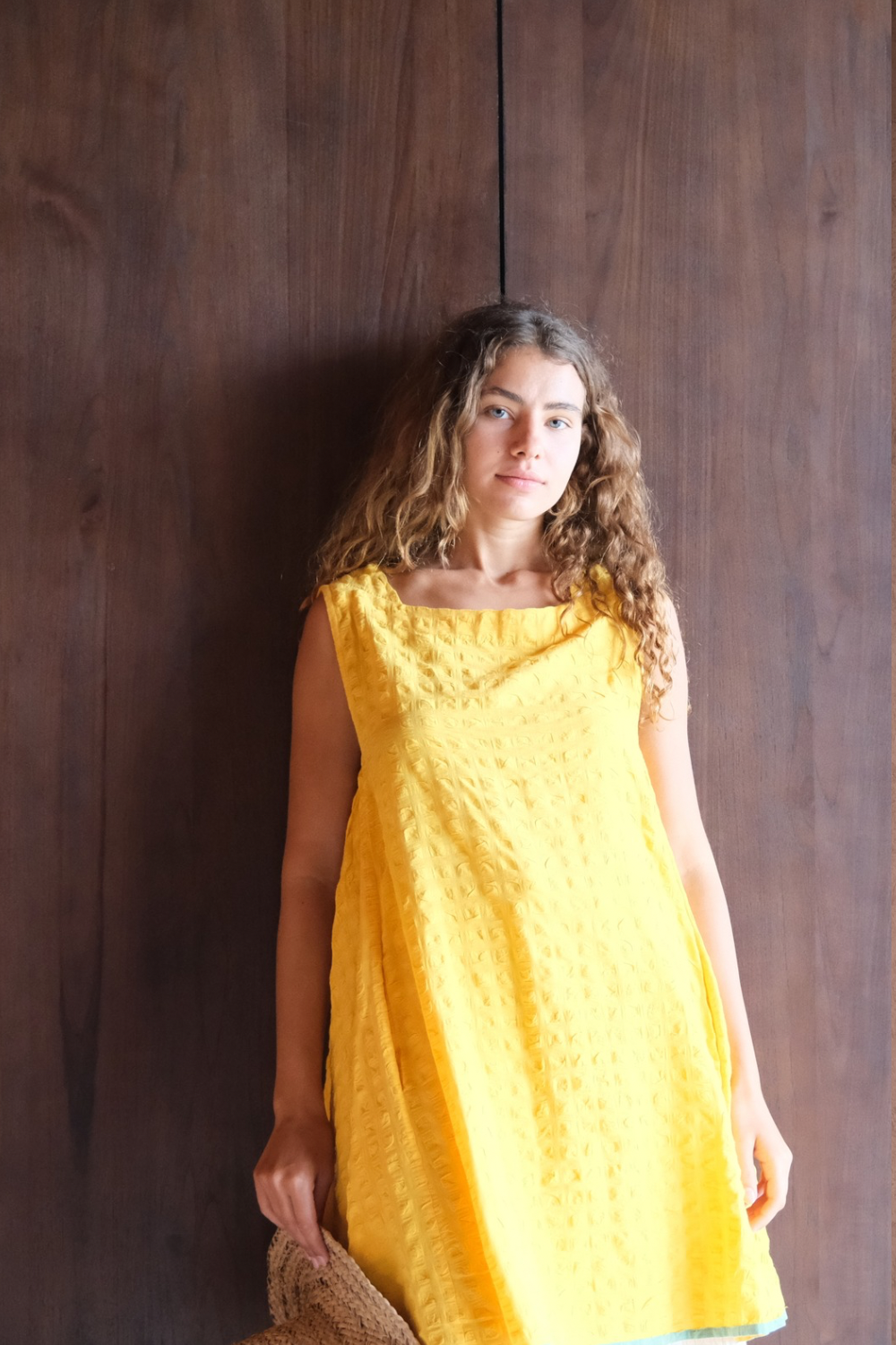 The Yellow Crinkly Dress