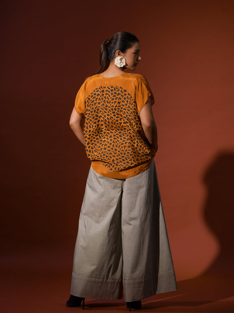 Prosper Pants -Grey cotton lycra pants/trousers by Stoique in grey for women Worldwide