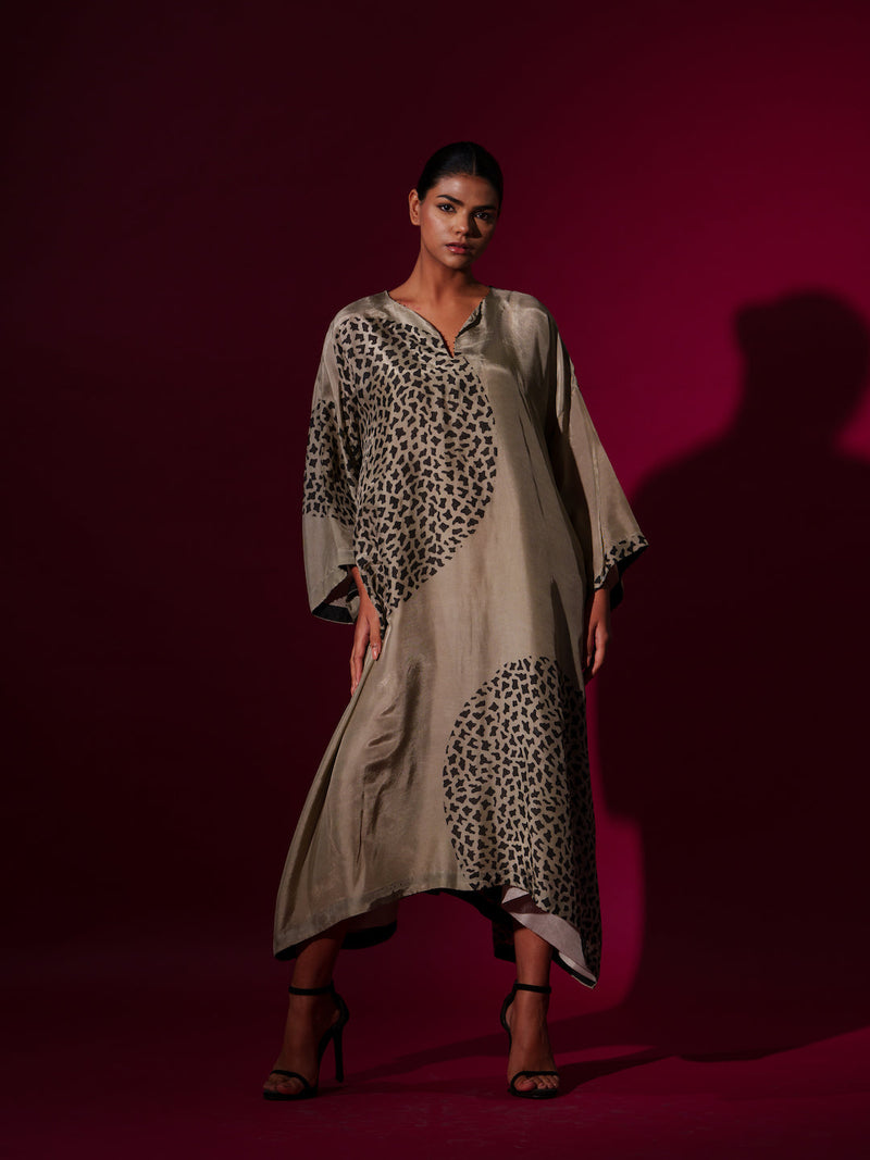 Pri Dress-Grey + Black cotton lycra dresses by Stoique in grey, black for women Worldwide