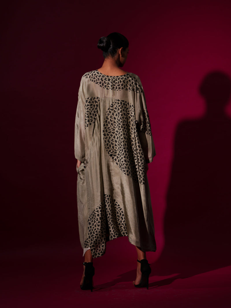 Pri Dress-Grey + Black cotton lycra dresses by Stoique in grey, black for women Worldwide