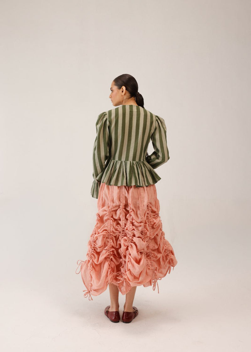 ADELE SKIRT - Rose all linen by CORD for women Worldwide