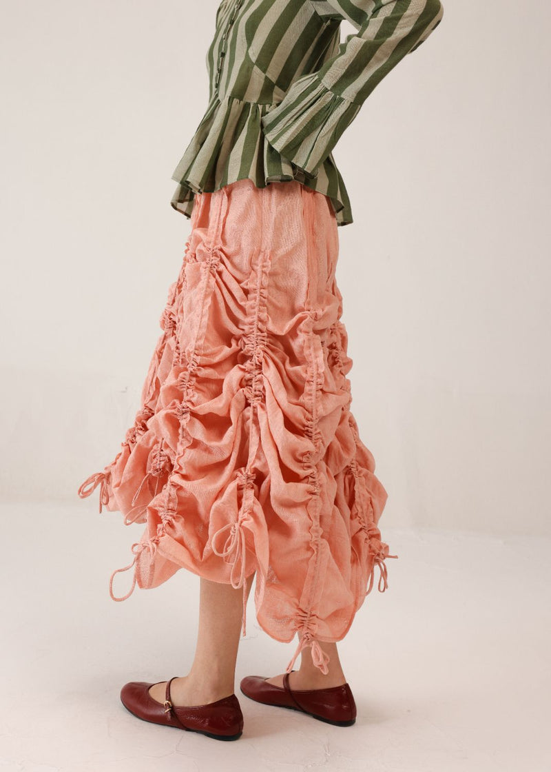 ADELE SKIRT - Rose all linen by CORD for women Worldwide