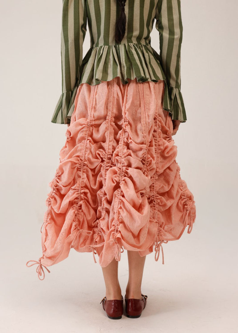 ADELE SKIRT - Rose all linen by CORD for women Worldwide