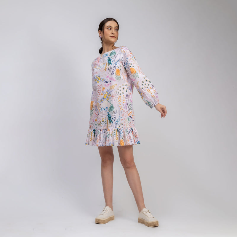 EVA PRINTED DRESS mul by Doodlage in multi color for women Worldwide
