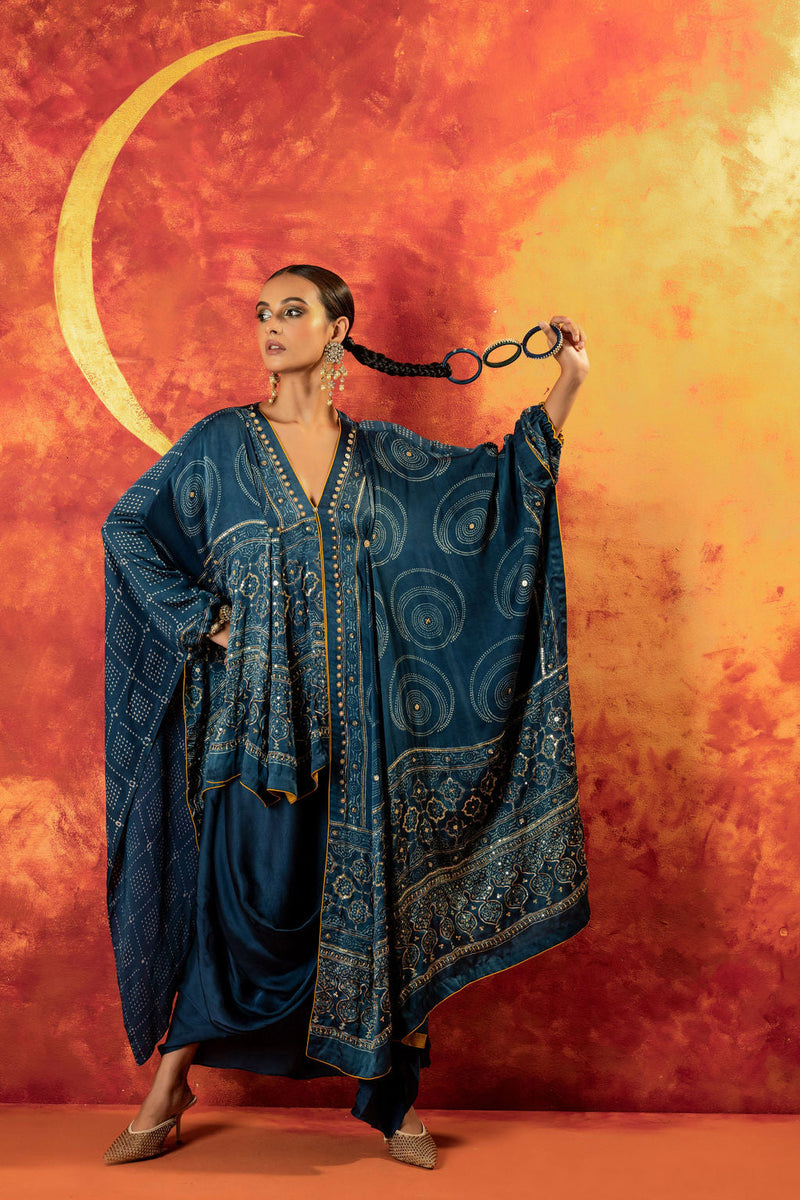 Masbah Kaftan Tunic with Skirt