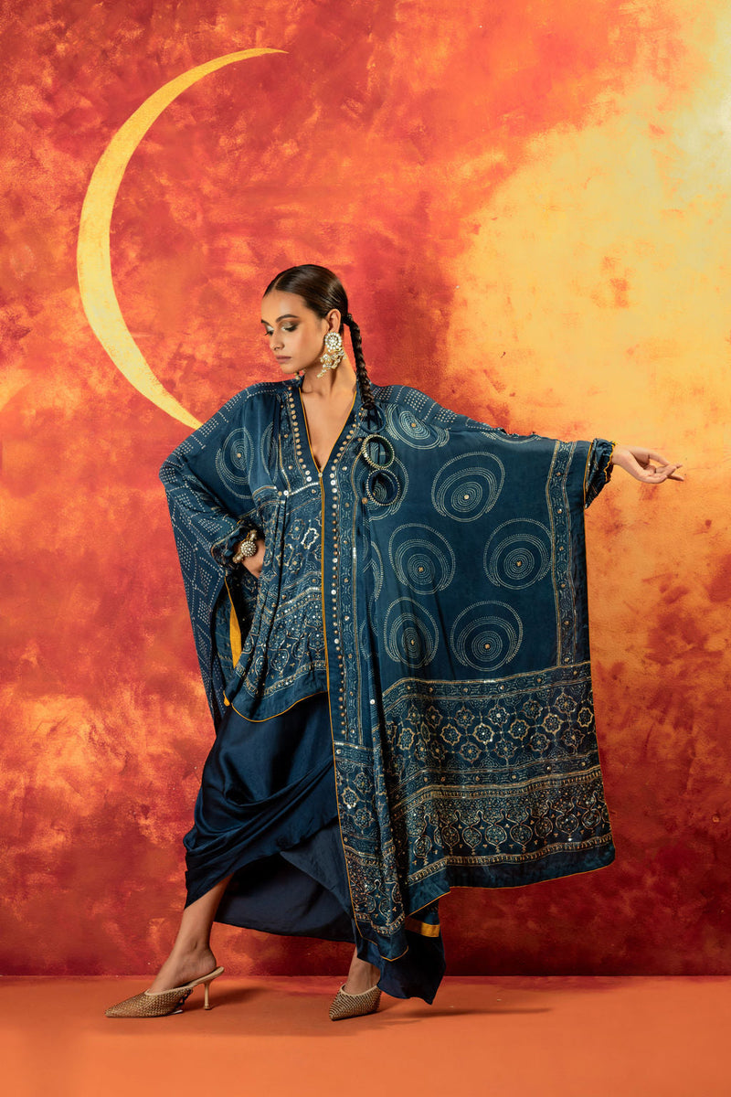 Masbah Kaftan Tunic with Skirt