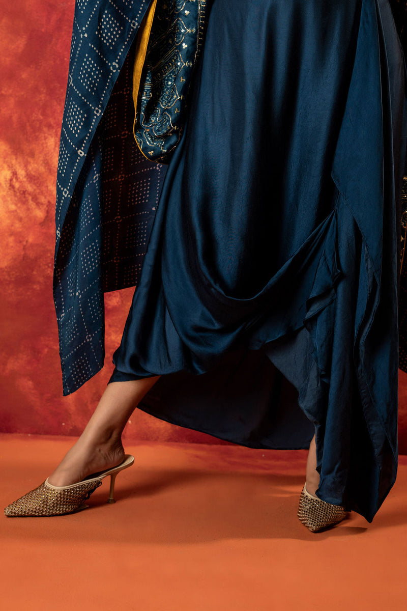 Masbah Kaftan Tunic with Skirt