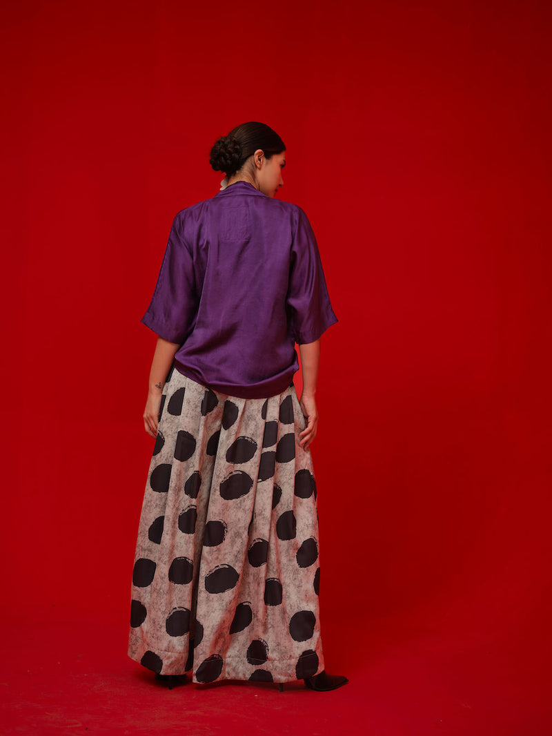 Discover Pants-Black + Grey satin tunics/kaftan by Stoique in black, grey for women Worldwide