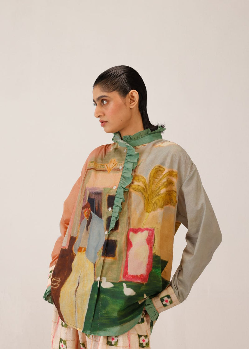 ALMA SHIRT - MORNING COFFEE by CORD for women Worldwide