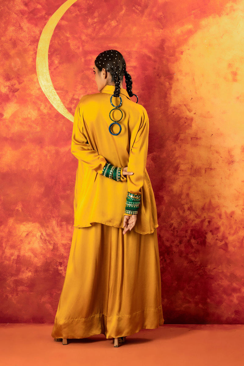 Mahi Mustard Festive Co-ord Set