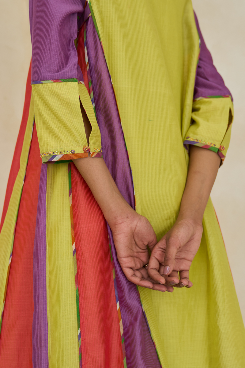 Amy Set cotton by SWATTI KAPOOR in multi color for women Worldwide