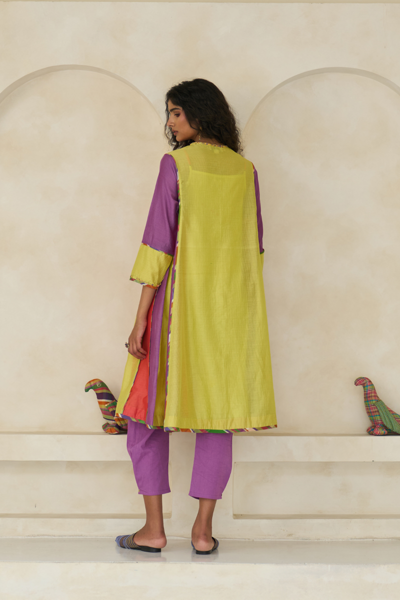 Amy Set cotton by SWATTI KAPOOR in multi color for women Worldwide