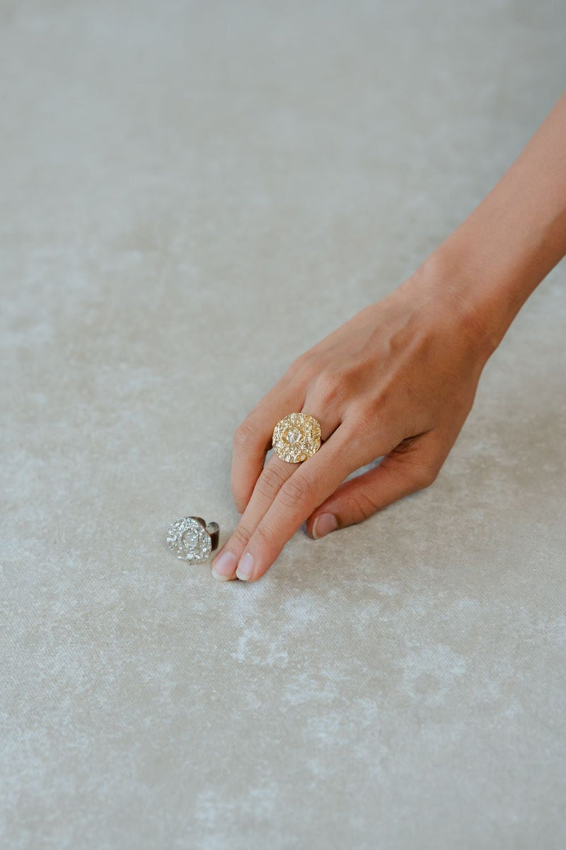 Chota Chaand Ring by Aarjavee for women Worldwide