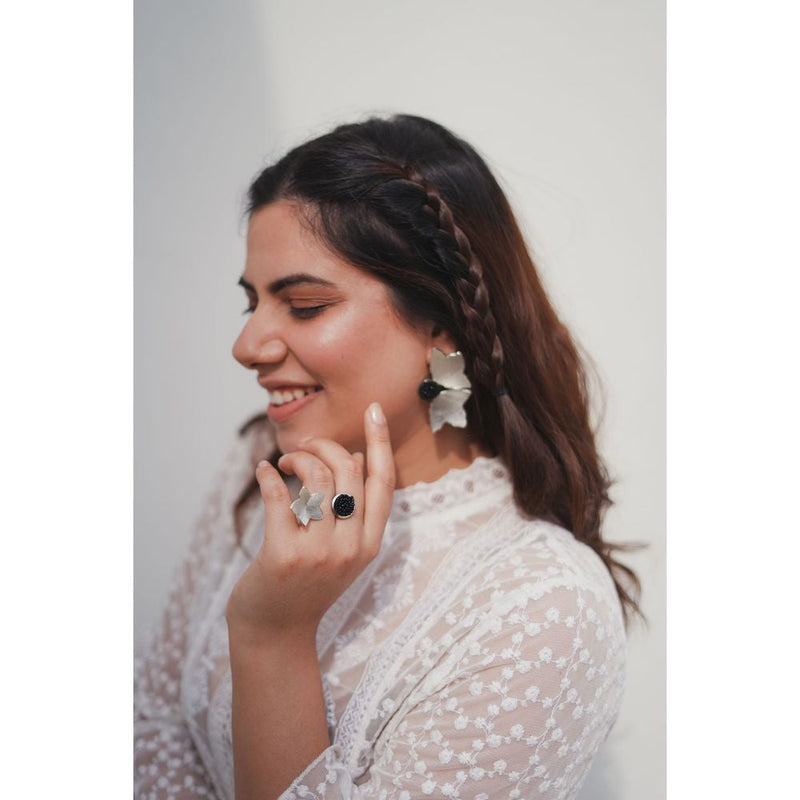 Flower and Bud Ring by Aarjavee for women Worldwide