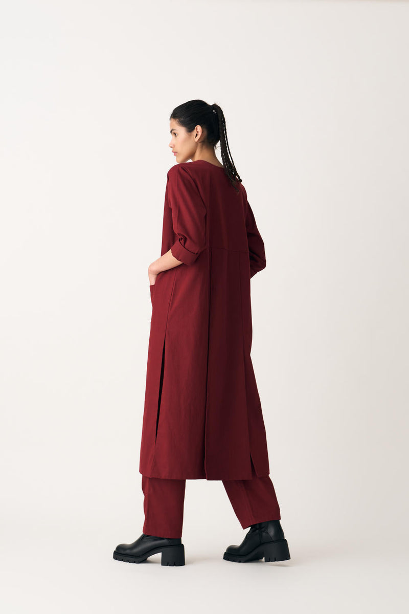 PANEL JACKET CO-ORD (SET OF 2) cotton by THREE for women Worldwide