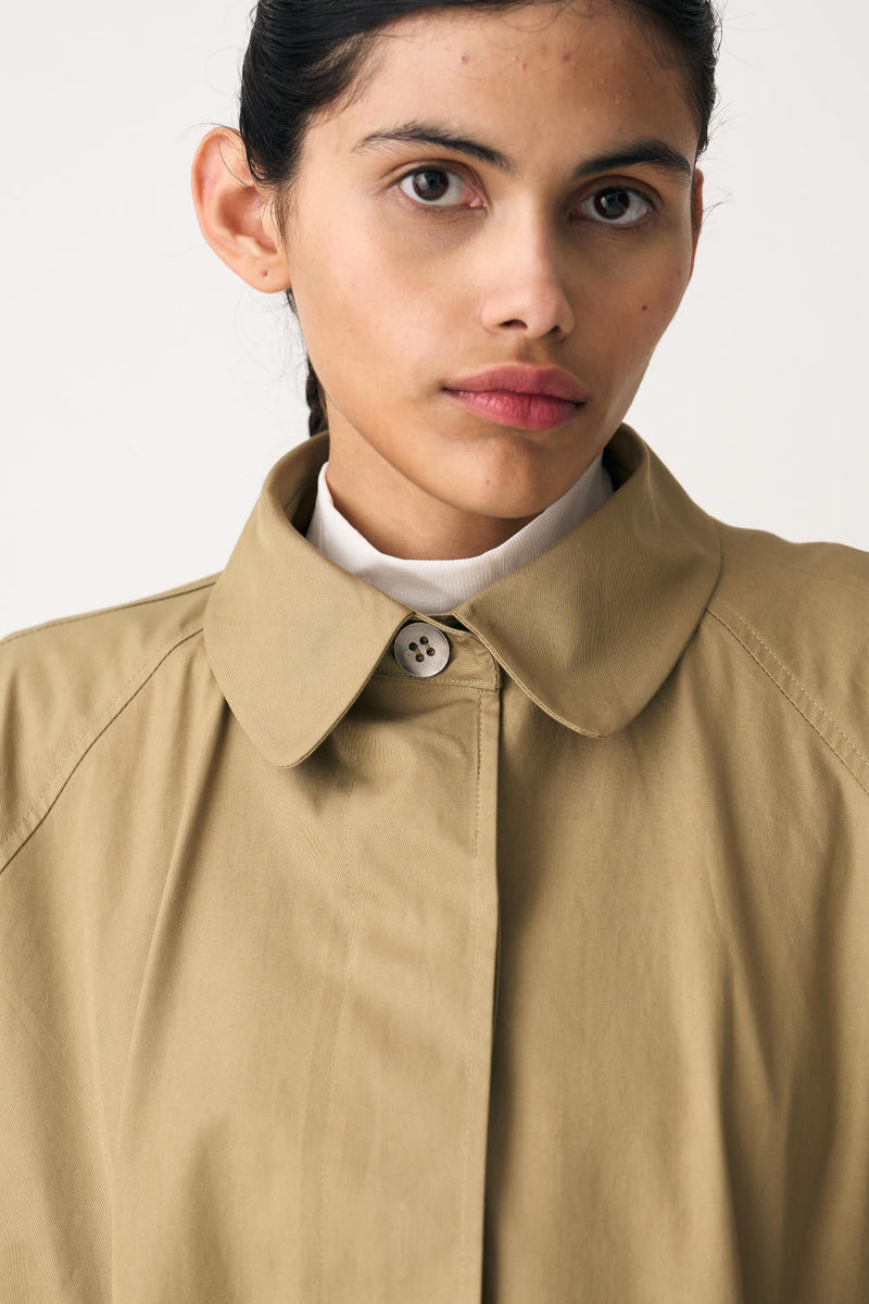 BAT SLEEVE JACKET - AUTUMN SAGE by THREE in brown color for women Worldwide