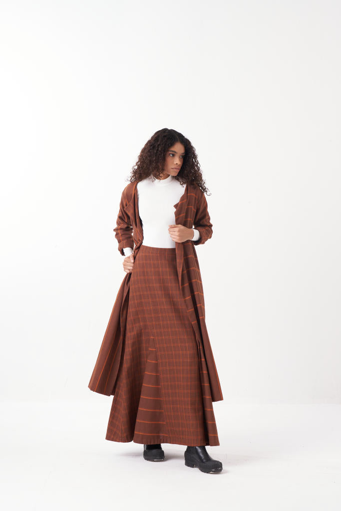 REVERSIBLE JACKET-CHOCOLATE BROWN by THREE in brown color for women Worldwide