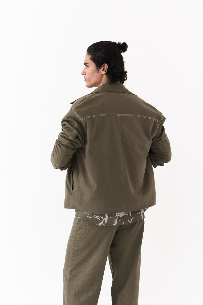 UNISEX JACKET-OLIVE