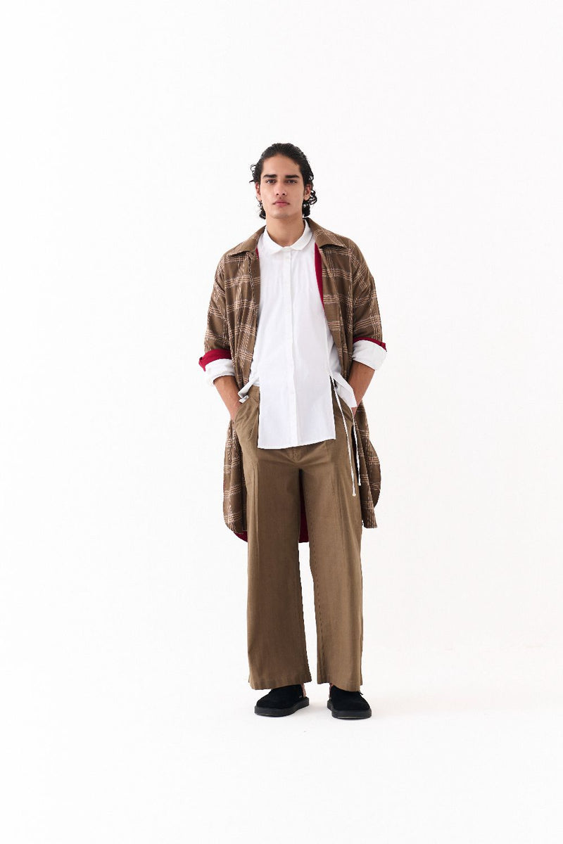 U-HEM JACKET CO-ORD-DENIM BLUE