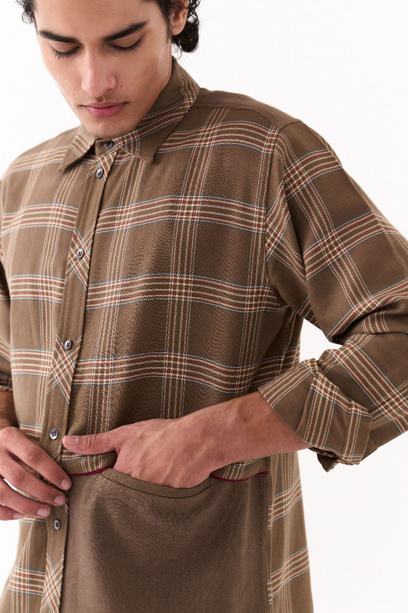 FRONT PLEAT BOTTOM-CEDAR