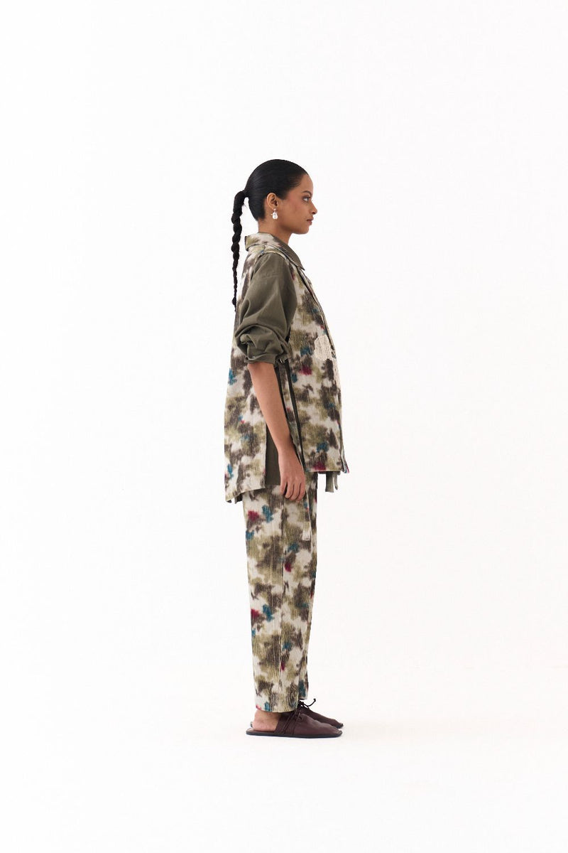 FLORAL WAISTCOAT -MULTICOLOUR mul by THREE in multi color for women Worldwide