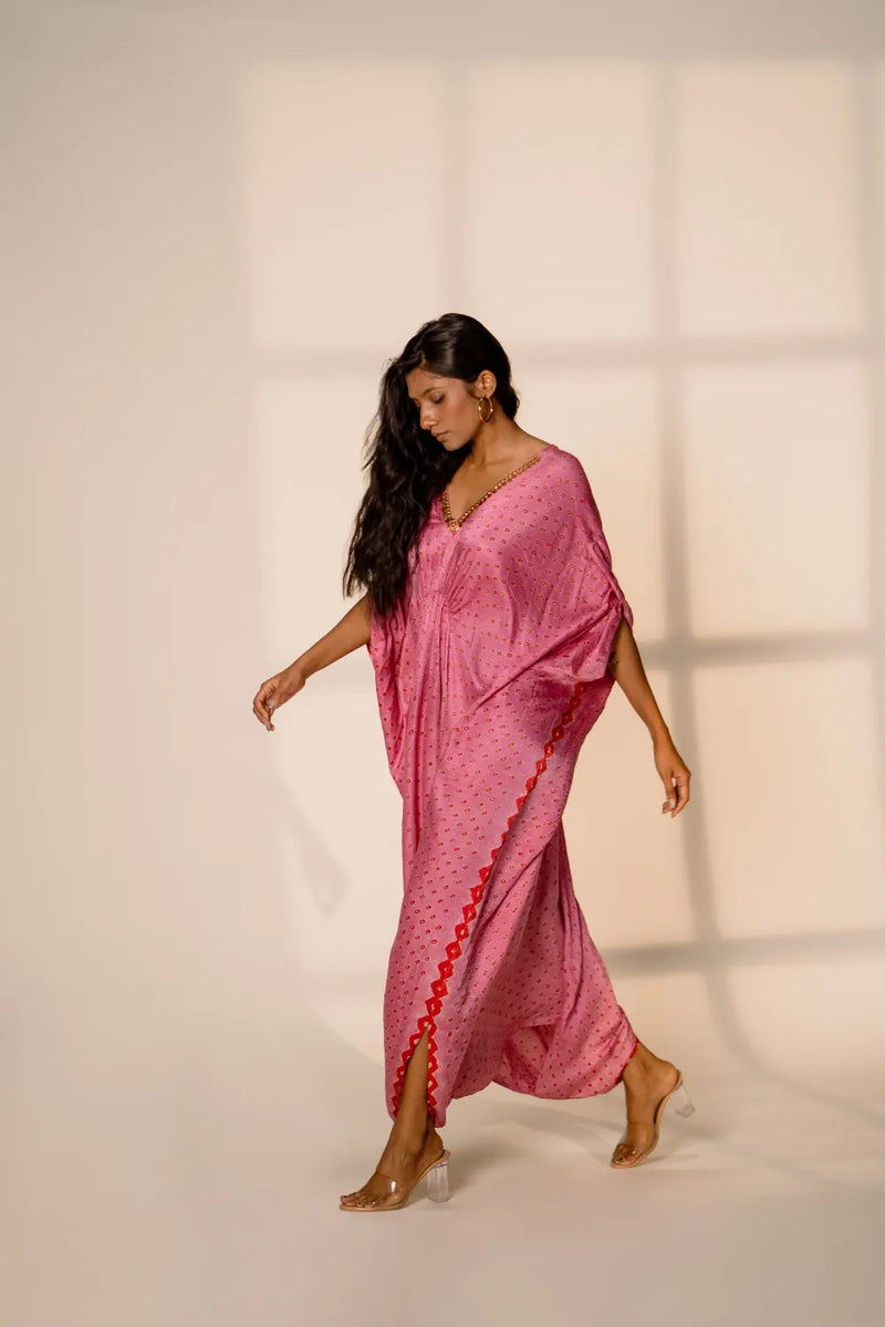 AZUL JUMPSUIT-PINK silk by Dyelogue in pink color for women Worldwide