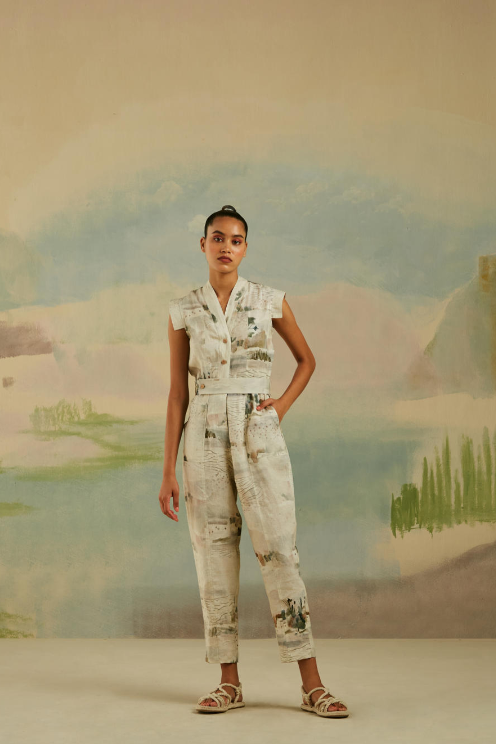 Berliner Jumpsuit - Modern Toile