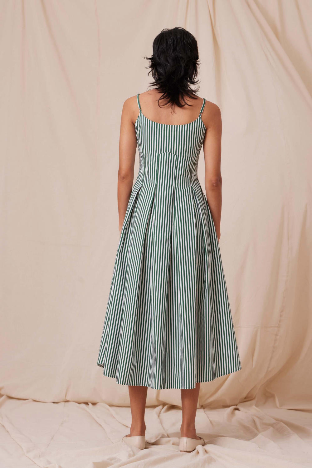 Ai Green Stripe Dress