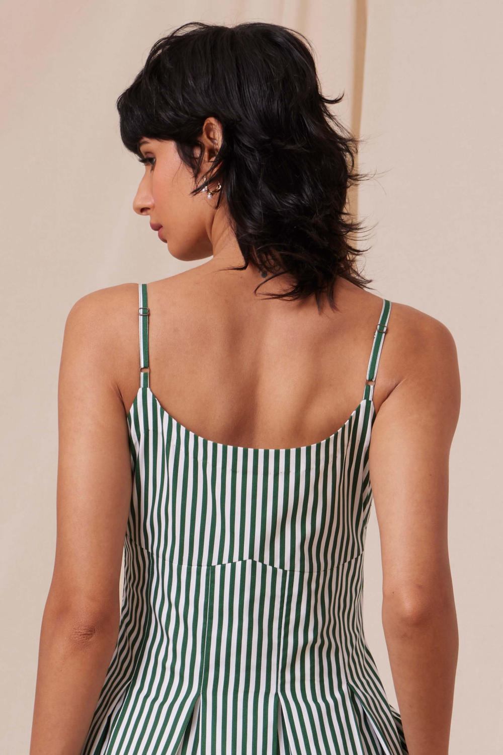 Ai Green Stripe Dress