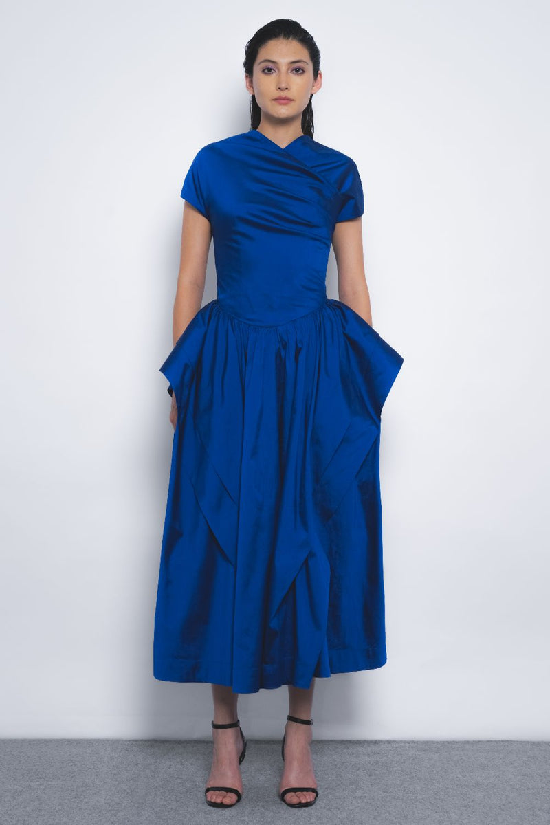 Alae Dress - Lapis by Leh Studios for women Worldwide