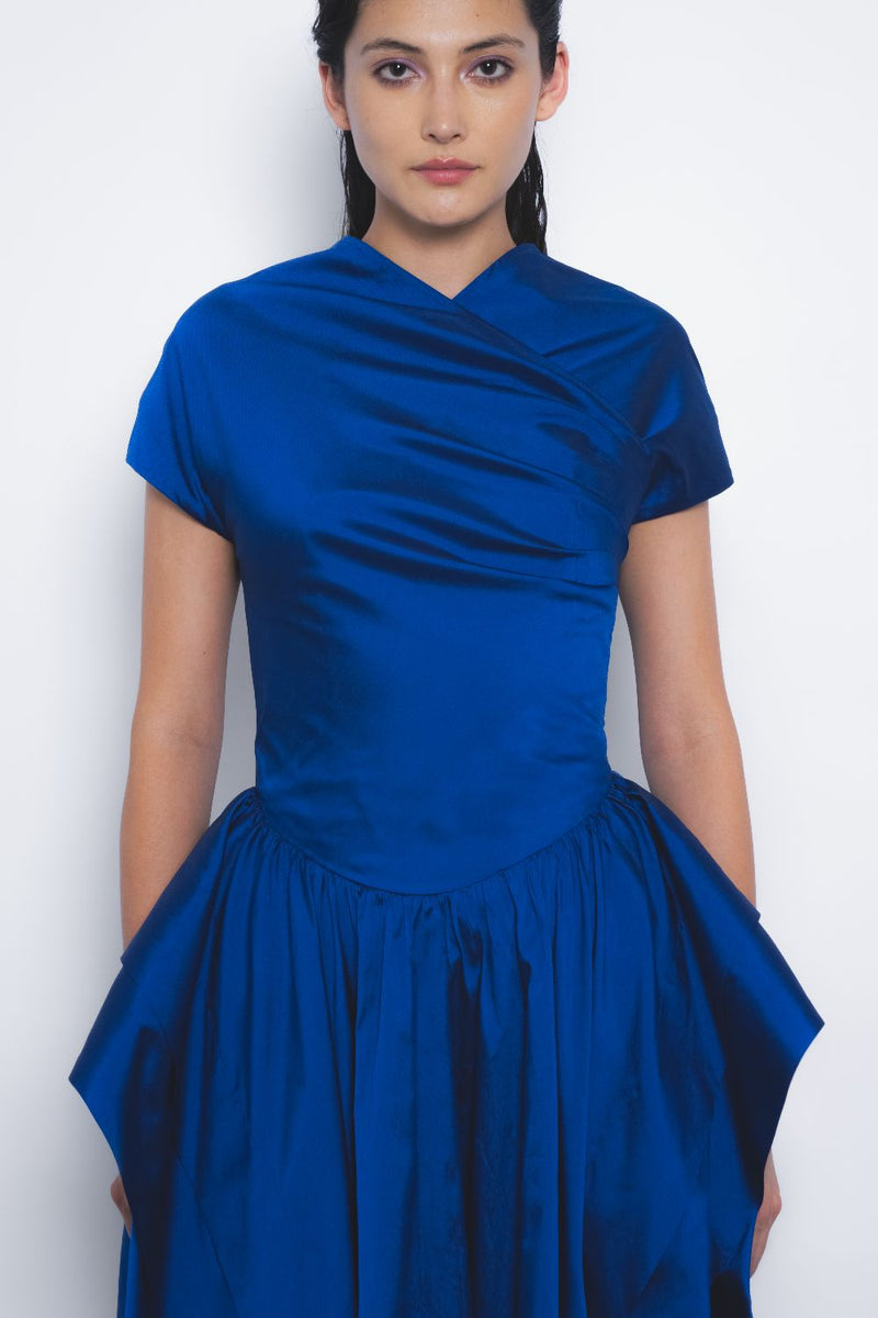 Alae Dress - Lapis by Leh Studios for women Worldwide