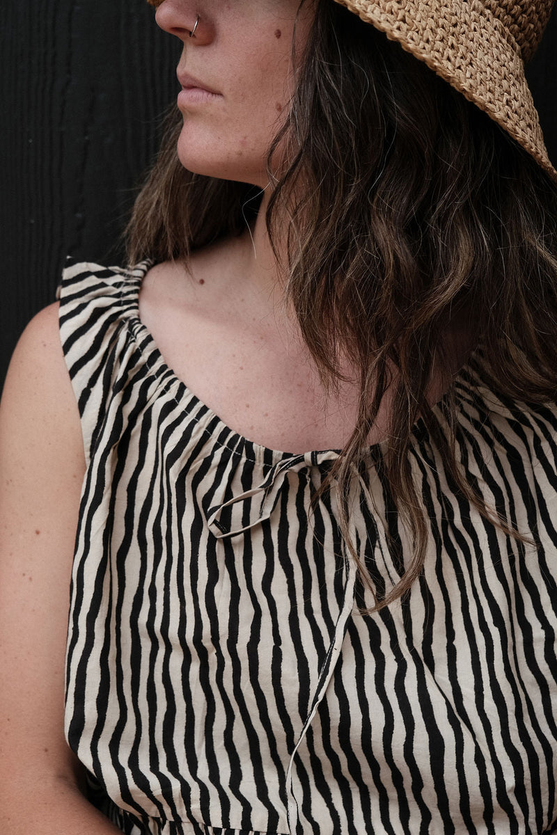 Alice's top - stripes mul by World of Crow in multi color for women Worldwide