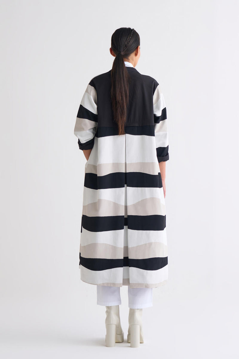 Applique Jacket Co-ord - Black Co-ord Set,Jackets & Overlays by THREE for women Worldwide