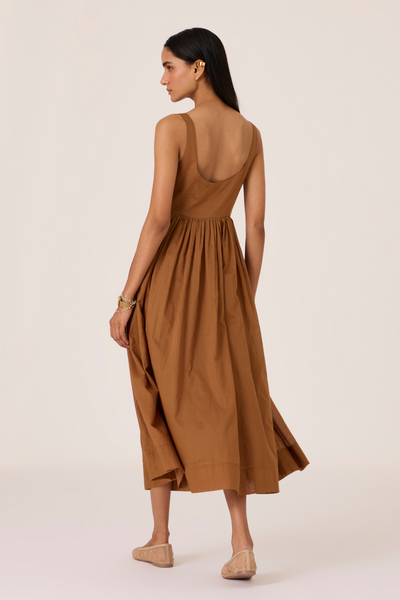 Ari Brown Sleeveless Midi Dress