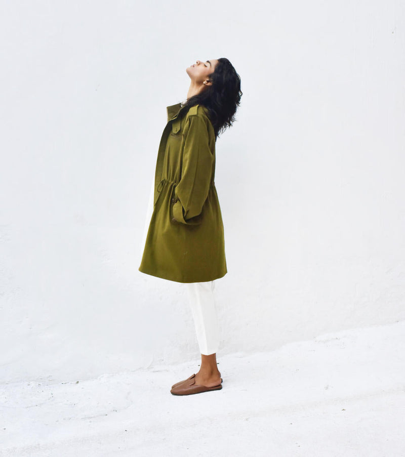 Ash Tree Parka Jacket Jackets & Overlays by Khara Kapas for women Worldwide