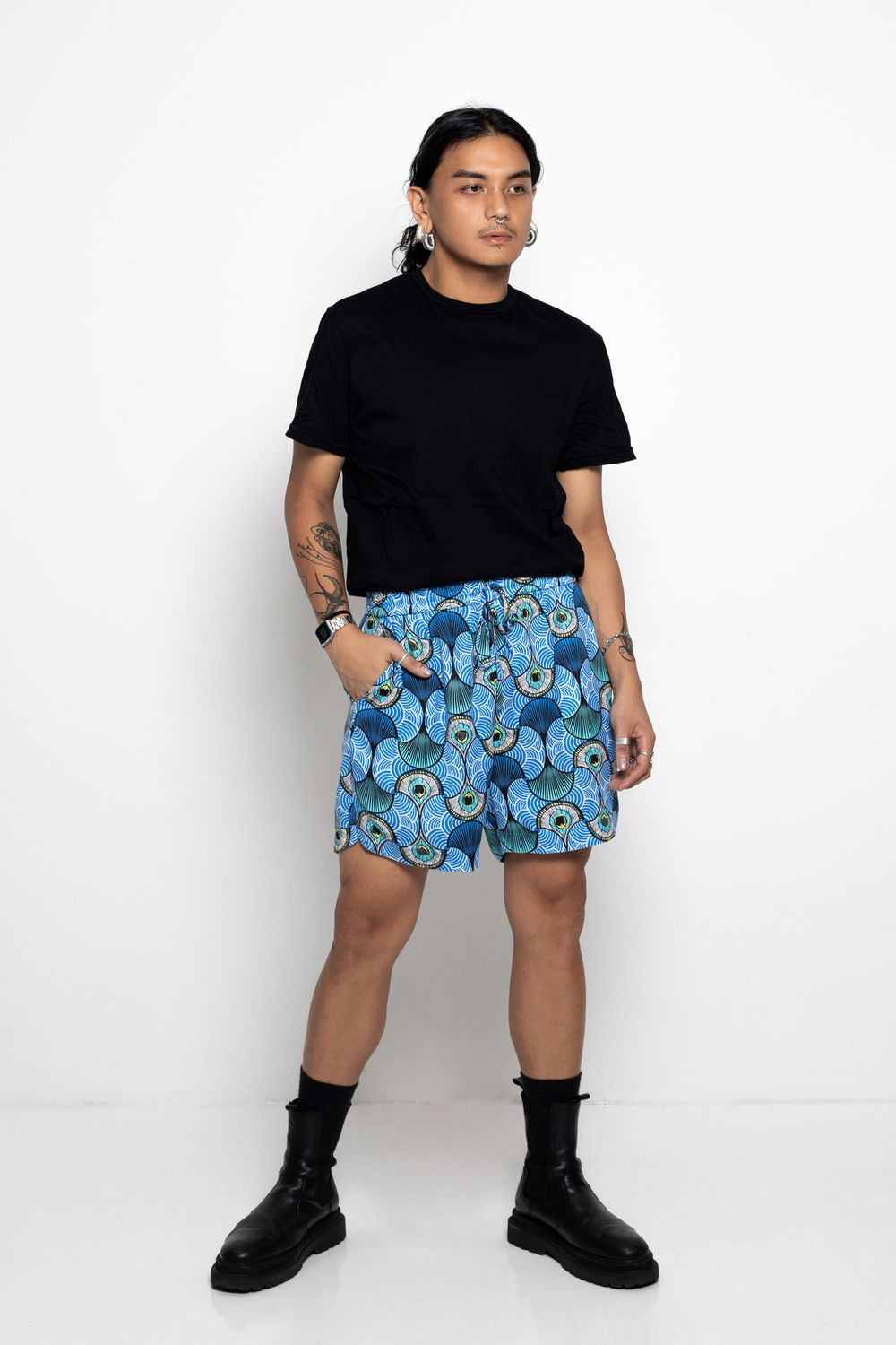 Aunika Shorts - Blue EWA NAIBU - OA OG