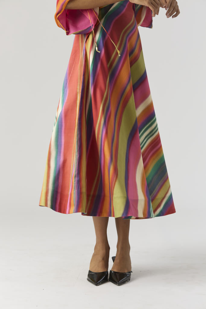 AURORA DRESS satin by Yam in multi color for women Worldwide
