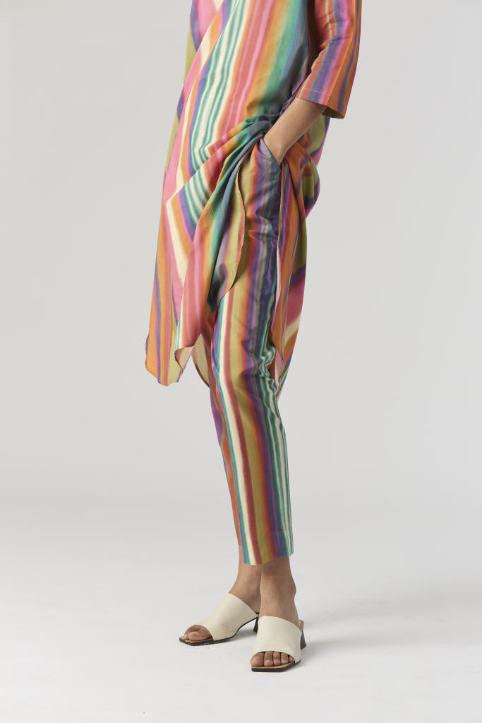 AURORA LONG KURTA SET cotton by Yam in multi color for women Worldwide