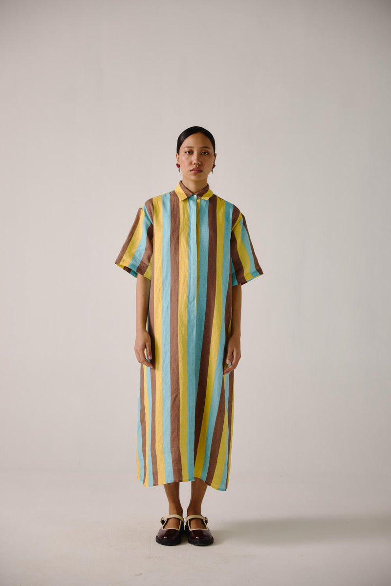 Ava Dress-Striper Print by CORD for women Worldwide