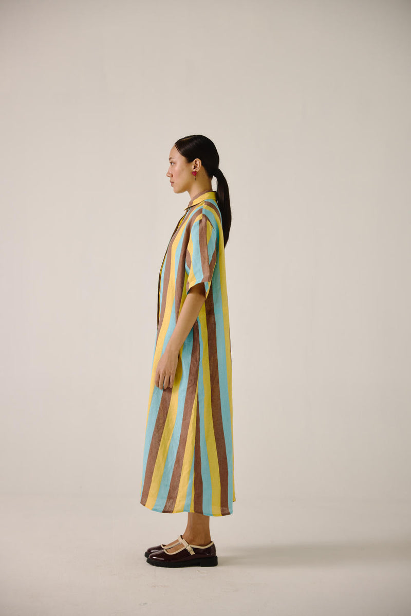 Ava Dress-Striper Print by CORD for women Worldwide