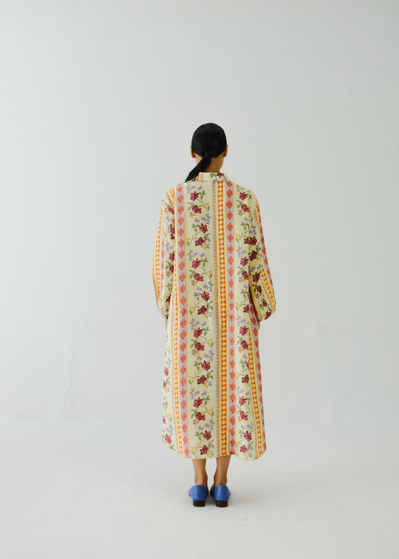 Ava Dress (full sleeve)-Folk Bloom by CORD for women Worldwide