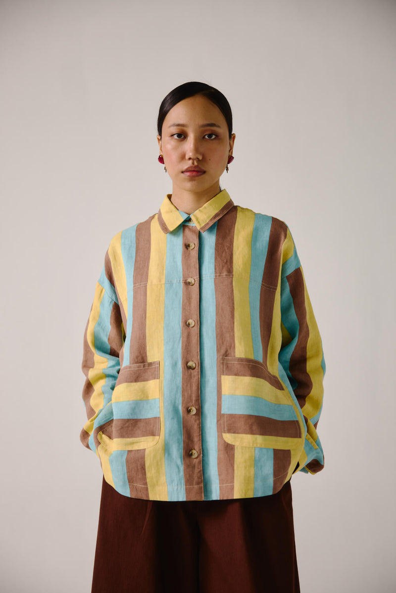 Ava Jacket -Striper Print by CORD for women Worldwide