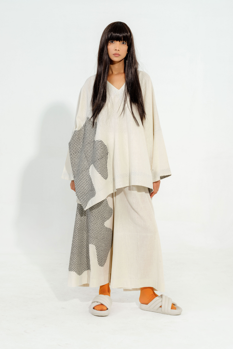 Avacado Top cotton muslin tops and shirts by Stoique in natural, black for women Worldwide