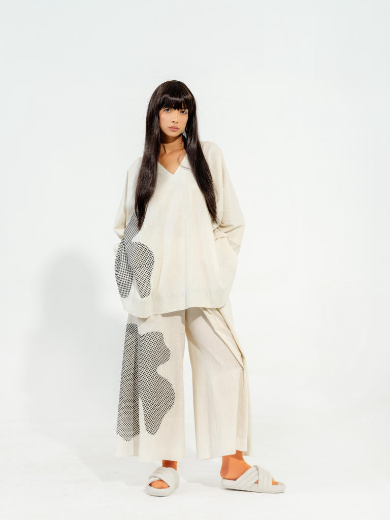 Avacado Top cotton muslin tops and shirts by Stoique in natural, black for women Worldwide
