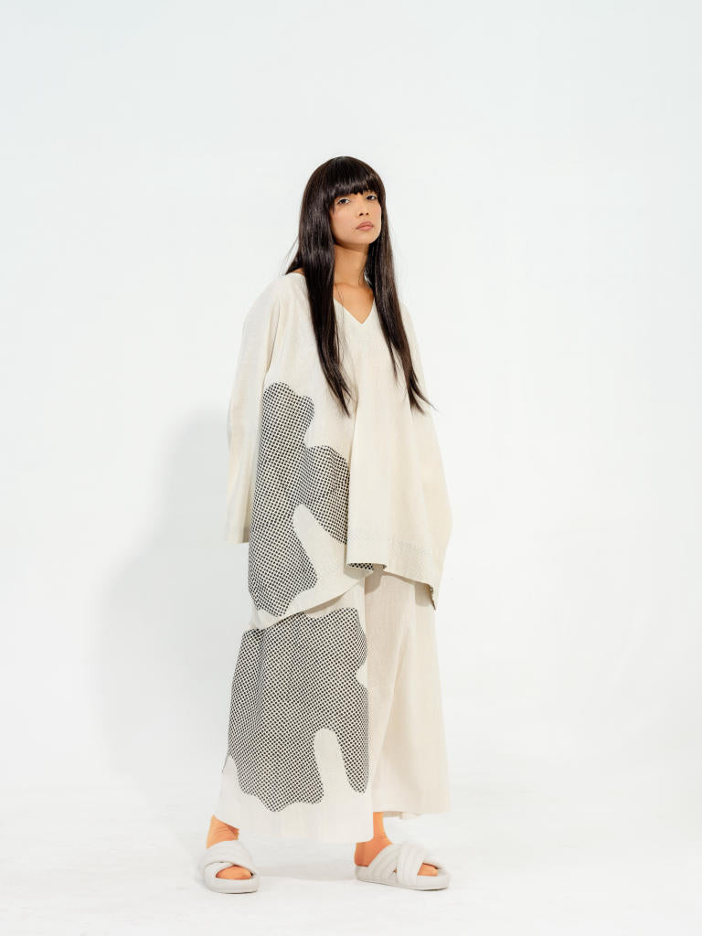 Avacado Top cotton muslin tops and shirts by Stoique in natural, black for women Worldwide