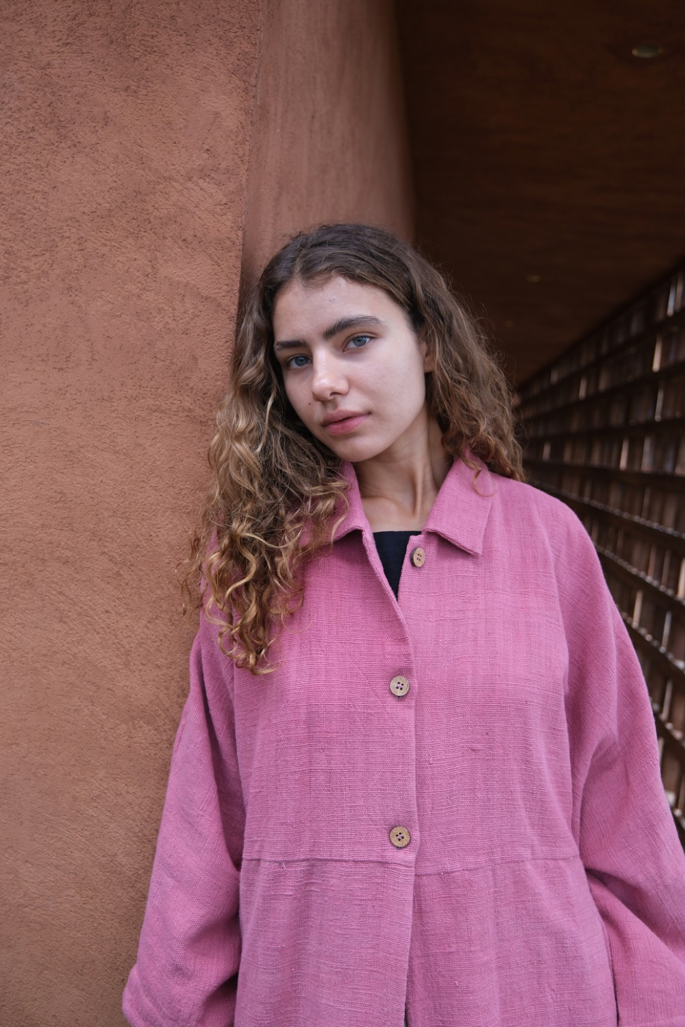 Fiery Pink Duster Jacket