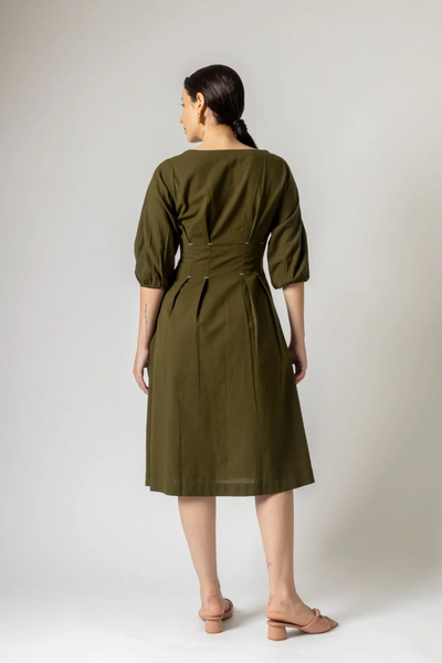 CELIA GREEN DRESS